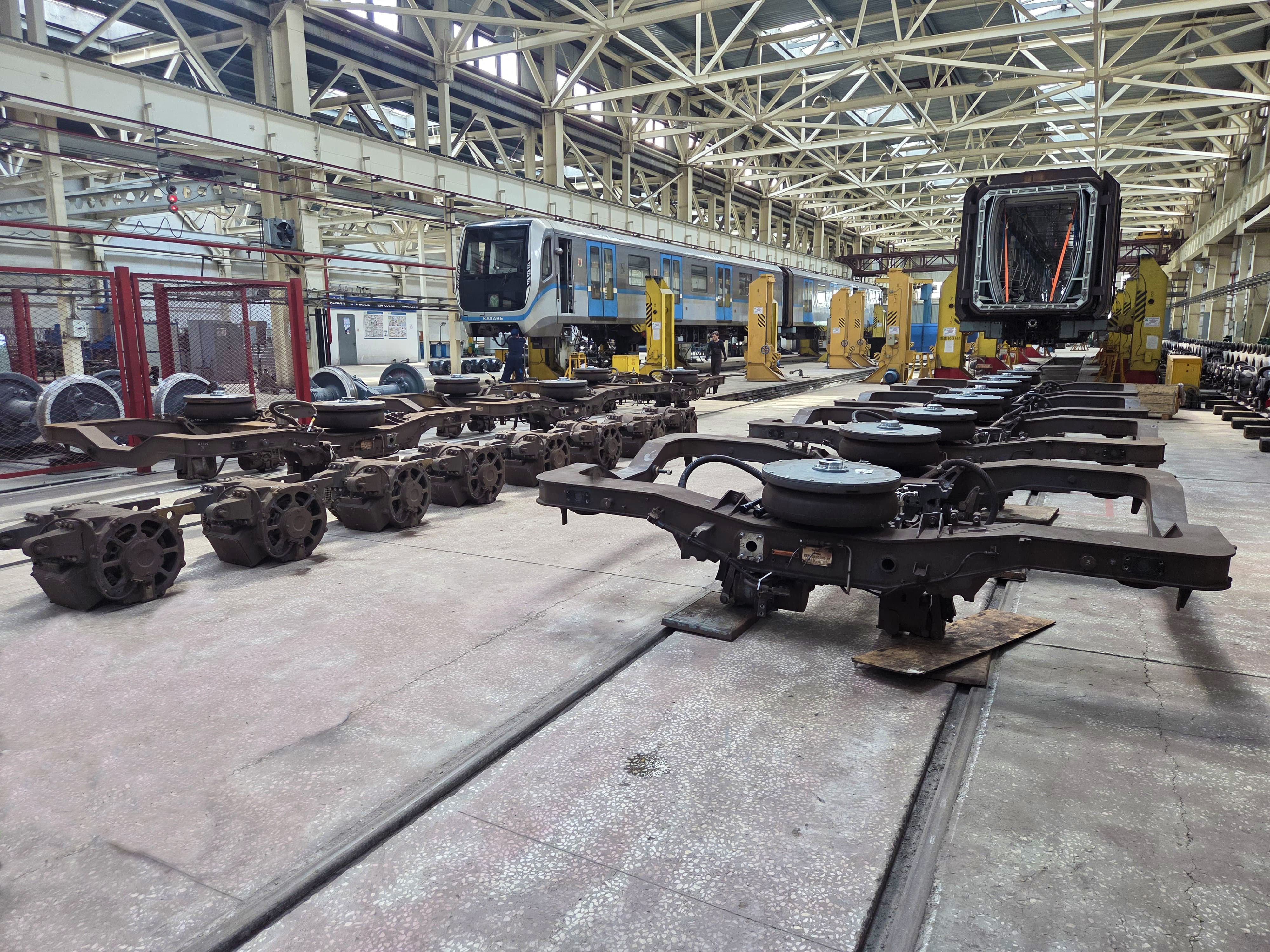 «Метровагонмаш-Сервис» завершил работы по ремонту вагонов метро для Казанского метрополитена
